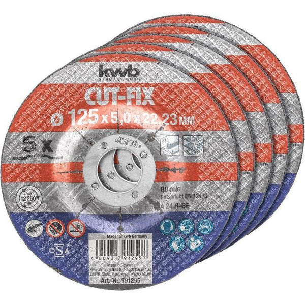 KWB doorslijpschijven metaalbewerking (5 stuks)-KWB | EINHELL-Bouwhof shop (6138104348848)