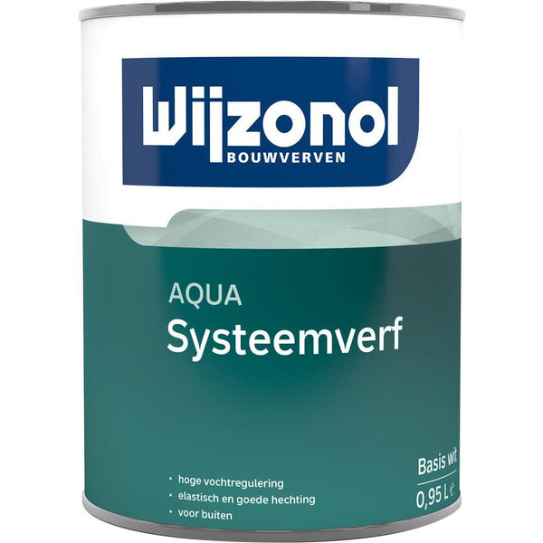 Wijzonol aqua systeemverf bw 950 ml.-MOOIJ VERF-Bouwhof shop (6964085457072)