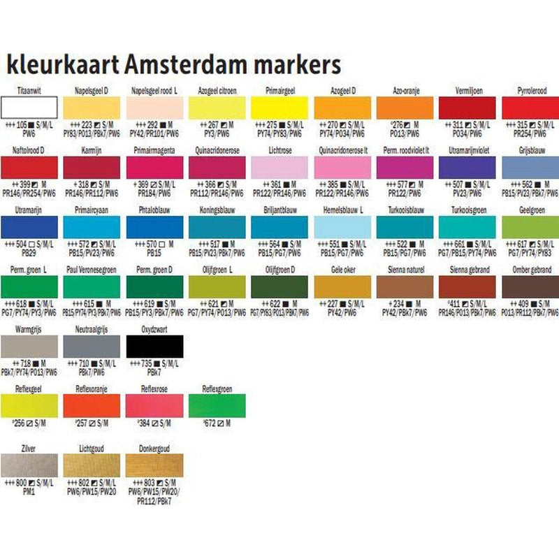 Amsterdam Acrylic Marker 4 mm Azogeel Donker 270-KONINKLIJKE TALENS B.V.-Bouwhof shop