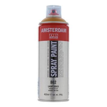 Amsterdam Spraypaint 400 ml Lichtgoud 802-KONINKLIJKE TALENS B.V.-Bouwhof shop