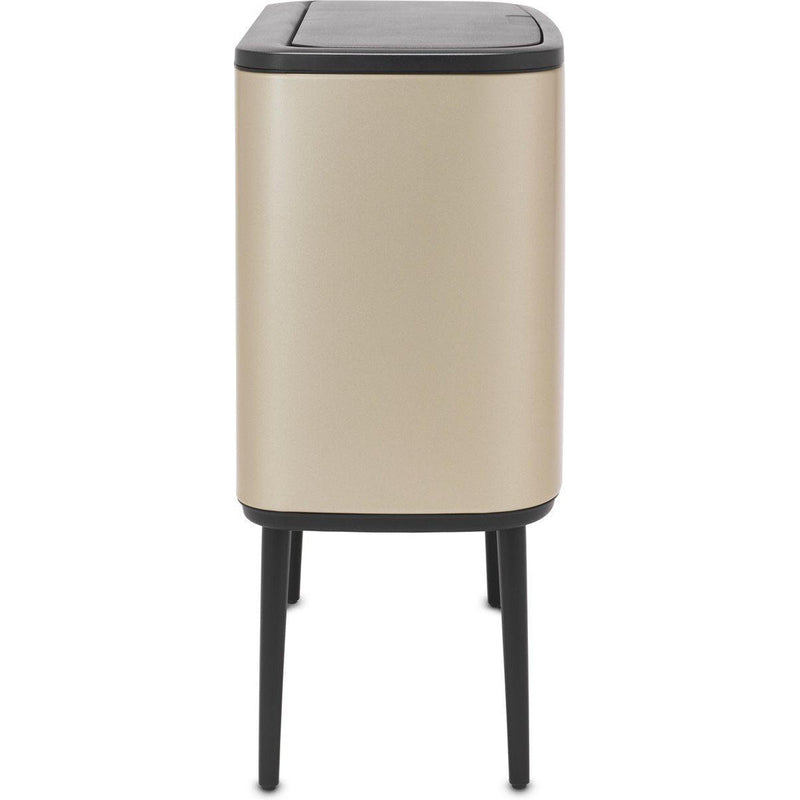 Brabantia Bo Touch Bin afvalemmer 11 + 23 liter met 2 kunststof binnenemmers Champagne-BRABANTIA NEDERLAND B.V.-Bouwhof shop