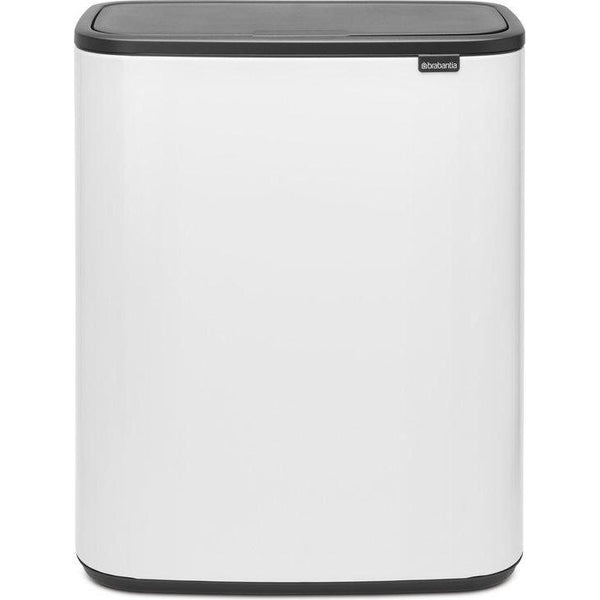 Brabantia Bo Touch Bin afvalemmer 2x 30 ltr. White-BRABANTIA NEDERLAND B.V.-Bouwhof shop (6627241001136)