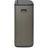 Brabantia Bo Touch Bin afvalemmer 60 ltr. Platinum-BRABANTIA NEDERLAND B.V.-Bouwhof shop (6627241361584)