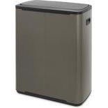 Brabantia Bo Touch Bin afvalemmer 60 ltr. Platinum-BRABANTIA NEDERLAND B.V.-Bouwhof shop (6627241361584)