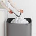 Brabantia Bo Touch Bin afvalemmer 60 ltr. Platinum-BRABANTIA NEDERLAND B.V.-Bouwhof shop (6627241361584)