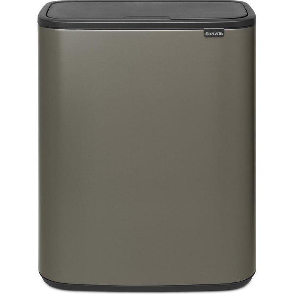 Brabantia Bo Touch Bin afvalemmer 60 ltr. Platinum-BRABANTIA NEDERLAND B.V.-Bouwhof shop (6627241361584)