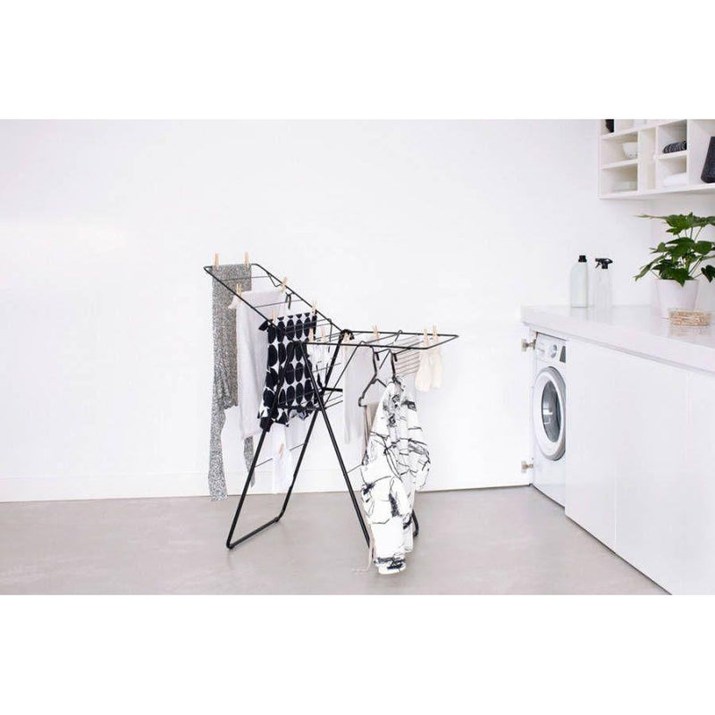 Brabantia HangOn droogrek 15 meter Matt Black (7087408316592)