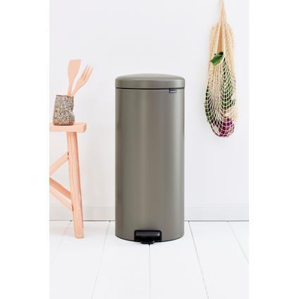 Brabantia newicon pedaalemmer 30 ltr. Platinum-BRABANTIA NEDERLAND B.V.-Bouwhof shop (6135157358768)