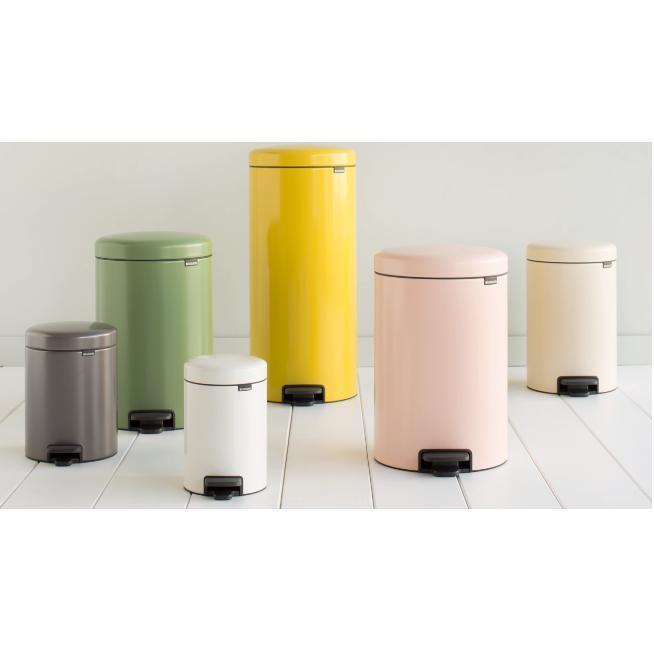 Brabantia newicon pedaalemmer 30 ltr. Platinum-BRABANTIA NEDERLAND B.V.-Bouwhof shop (6135157358768)