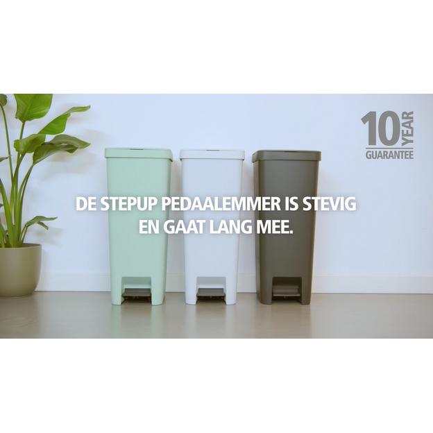 Brabantia StepUp pedaalemmer 40 liter Jade Green (7087408873648)