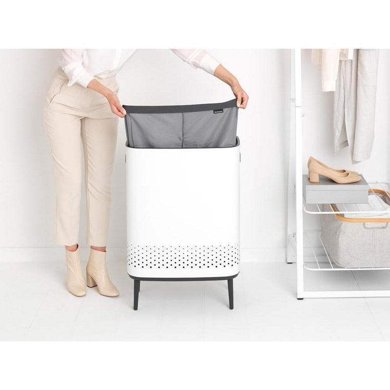 BRABANTIA BO HI WASBOX 2X 45 LITER WHITE-BRABANTIA NEDERLAND B.V.-Bouwhof shop (6207489376432)