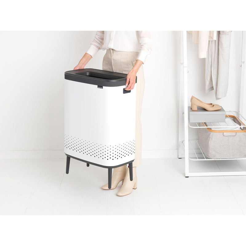 Brabantia bo hi wasbox 2x 45 liter white-BRABANTIA NEDERLAND B.V.-Bouwhof shop (6207489376432)