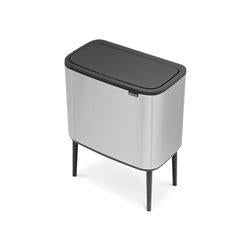 Brabantia bo touch bin afvalemmer 11+23 ltr. Matt steel fingerprint proof-BRABANTIA NEDERLAND B.V.-Bouwhof shop (6207478235312)