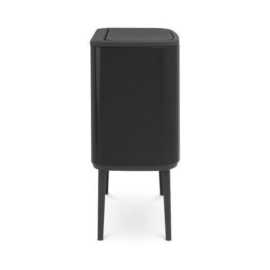 BRABANTIA BO TOUCH BIN AFVALEMMER 11+23 LTR. MATT ZWART-BRABANTIA NEDERLAND B.V.-Bouwhof shop (6179648241840)