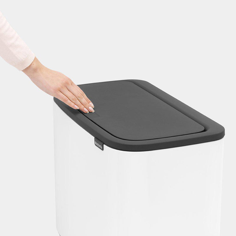 Brabantia bo touch bin afvalemmer 11+23 ltr. White-BRABANTIA NEDERLAND B.V.-Bouwhof shop (6179648078000)