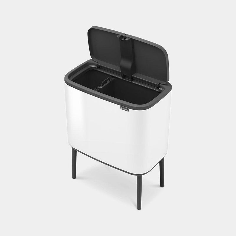 Brabantia bo touch bin afvalemmer 11+23 ltr. White-BRABANTIA NEDERLAND B.V.-Bouwhof shop (6179648078000)