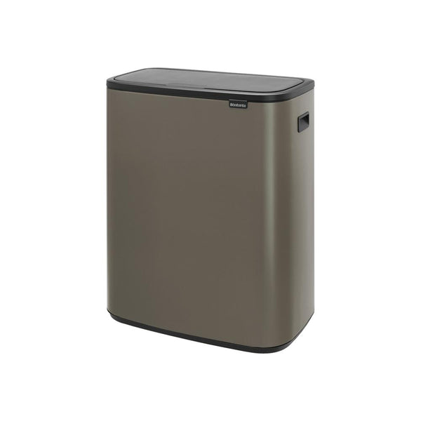 BRABANTIA BO TOUCH BIN AFVALEMMER 2X 30 LTR. PLATINUM-BRABANTIA NEDERLAND B.V.-Bouwhof shop (6179647881392)