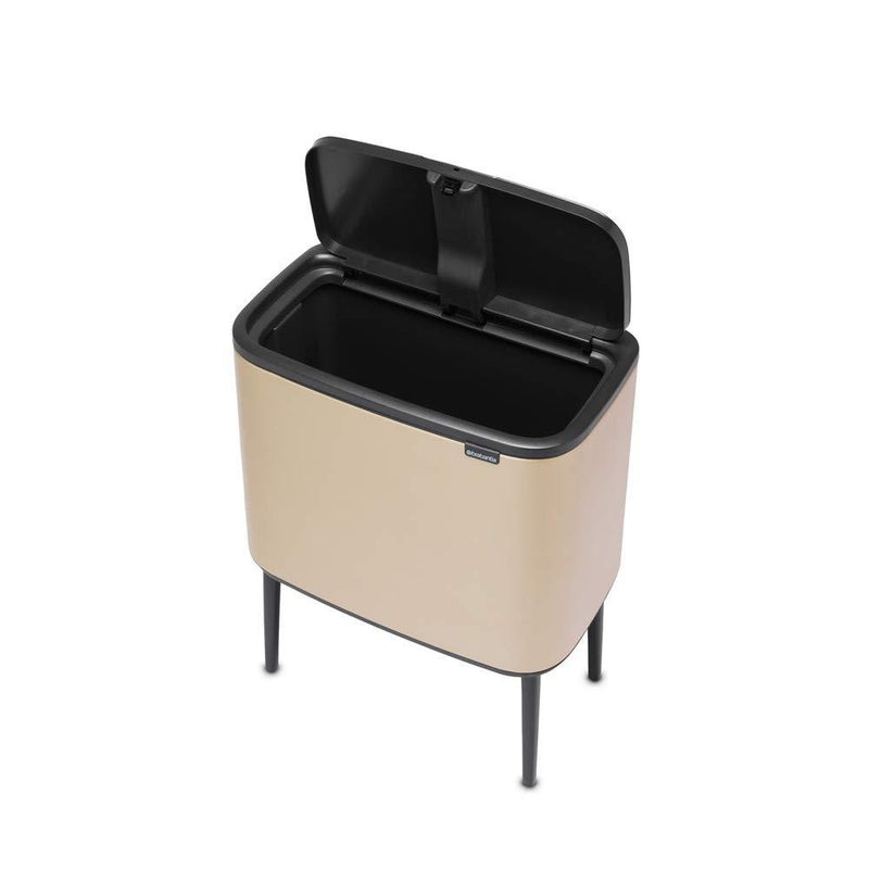 Brabantia bo touch bin afvalemmer 36 liter met kunststof binnenemmer champagne-BRABANTIA NEDERLAND B.V.-Bouwhof shop (6207477579952)