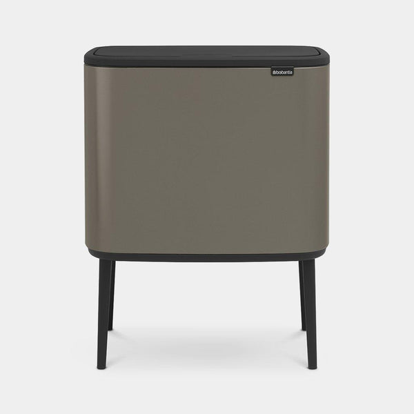 BRABANTIA BO TOUCH BIN AFVALEMMER 36 LTR. PLATINUM-BRABANTIA NEDERLAND B.V.-Bouwhof shop (6217854419120)