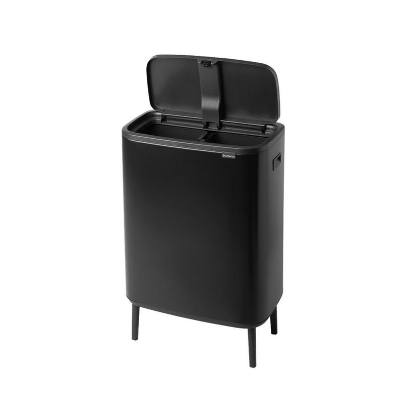 BRABANTIA BO TOUCH BIN HI AFVALEMMER 2X 30 LTR. MATT ZWART-BRABANTIA NEDERLAND B.V.-Bouwhof shop (6135157620912)