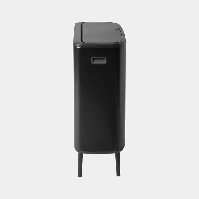 Brabantia bo touch bin hi afvalemmer 2x 30 ltr. Matt zwart-BRABANTIA NEDERLAND B.V.-Bouwhof shop (6135157620912)