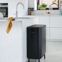 Brabantia bo touch bin hi afvalemmer 60 ltr. Matt zwart-BRABANTIA NEDERLAND B.V.-Bouwhof shop (6135156867248)