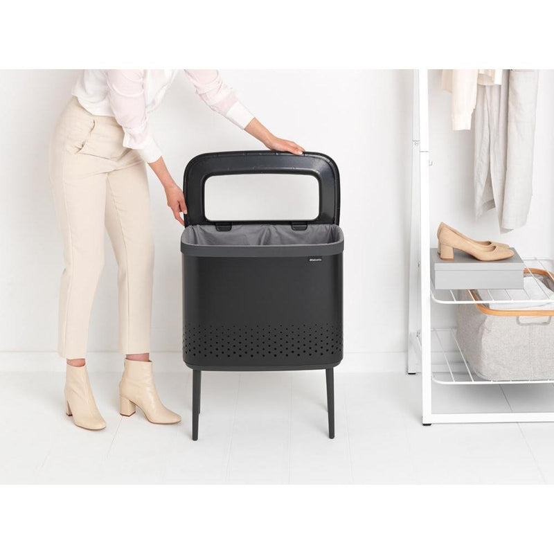 BRABANTIA BO WASBOX 60 LITER MATT BLACK-BRABANTIA NEDERLAND B.V.-Bouwhof shop (6207489409200)