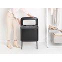 Brabantia bo wasbox 60 liter matt black-BRABANTIA NEDERLAND B.V.-Bouwhof shop (6207489409200)