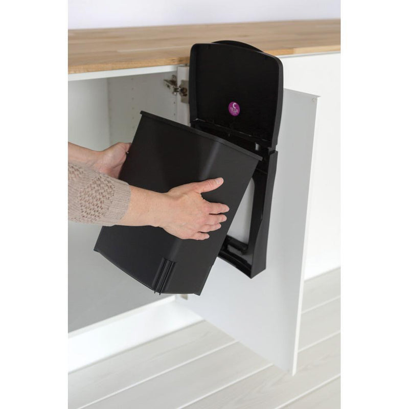 BRABANTIA BUILT-IN BIN INBOUWEMMER 10 LTR. BLACK-BRABANTIA NEDERLAND B.V.-Bouwhof shop (6180751769776)