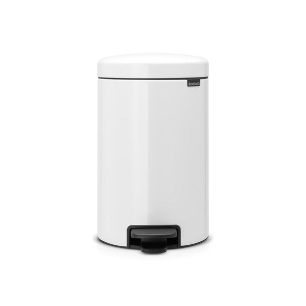 BRABANTIA NEWICON PEDAALEMMER 12 LTR. WHITE-BRABANTIA NEDERLAND B.V.-Bouwhof shop (6188527386800)