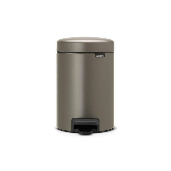 BRABANTIA NEWICON PEDAALEMMER 3 LTR. PLATINUM-BRABANTIA NEDERLAND B.V.-Bouwhof shop (6179647193264)