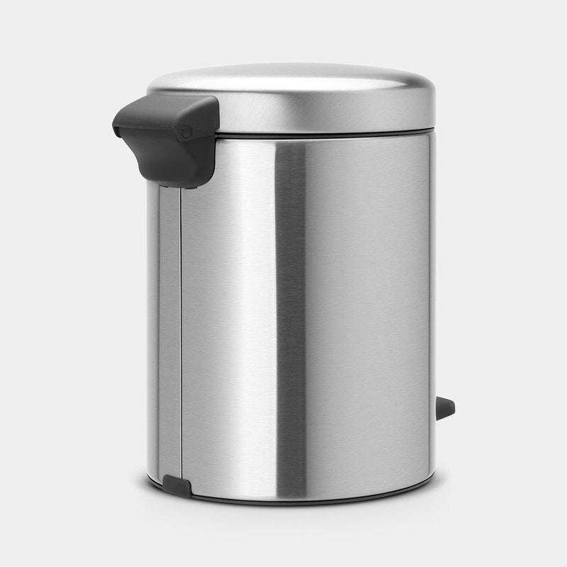 Brabantia newicon pedaalemmer 5 ltr. Matt steel fingerprint proof-BRABANTIA NEDERLAND B.V.-Bouwhof shop (6162803228848)