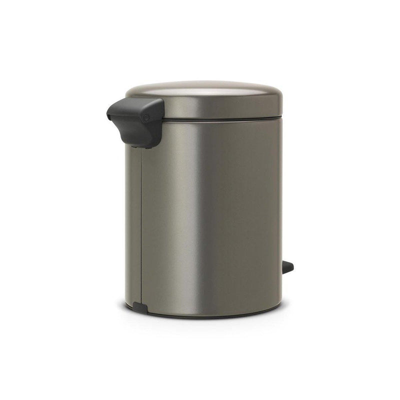 Brabantia newicon pedaalemmer 5 ltr. Platinum-BRABANTIA NEDERLAND B.V.-Bouwhof shop (6179647094960)