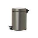 Brabantia newicon pedaalemmer 5 ltr. Platinum-BRABANTIA NEDERLAND B.V.-Bouwhof shop (6179647094960)