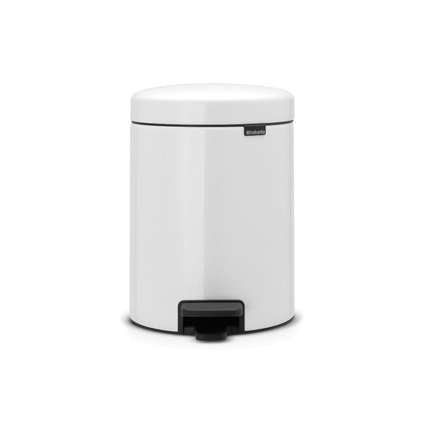 BRABANTIA NEWICON PEDAALEMMER 5 LTR. WHITE-BRABANTIA NEDERLAND B.V.-Bouwhof shop (6179646963888)