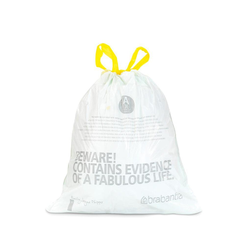 BRABANTIA PERFECTFIT AFVALZAKKEN CODE A 3 LTR. 20 ST.-BRABANTIA NEDERLAND B.V.-Bouwhof shop (6162803359920)