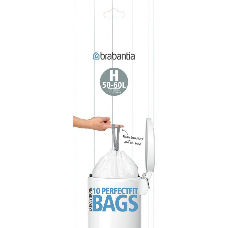 BRABANTIA PERFECTFIT AFVALZAKKEN CODE H 50-60 LTR. 10 ST.-BRABANTIA NEDERLAND B.V.-Bouwhof shop (6188529320112)