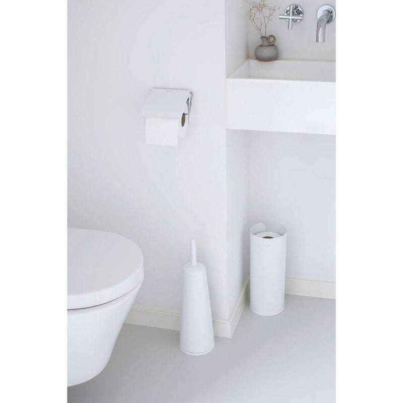 Brabantia renew toiletrolhouder met klep white-BRABANTIA NEDERLAND B.V.-Bouwhof shop (6162804474032)