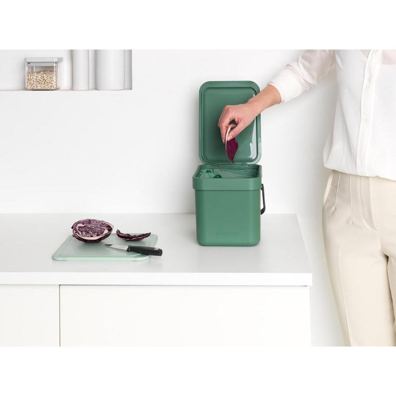 BRABANTIA SORT & GO AFVALEMMER 6 LITER FIR GREEN-BRABANTIA NEDERLAND B.V.-Bouwhof shop (6179647848624)