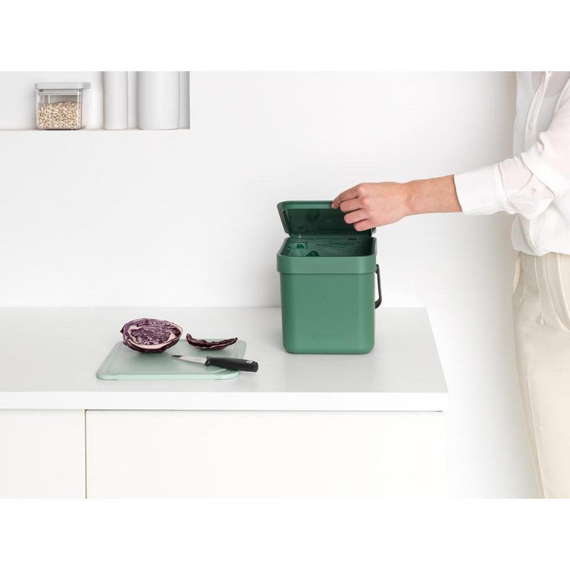 BRABANTIA SORT & GO AFVALEMMER 6 LITER FIR GREEN-BRABANTIA NEDERLAND B.V.-Bouwhof shop (6179647848624)