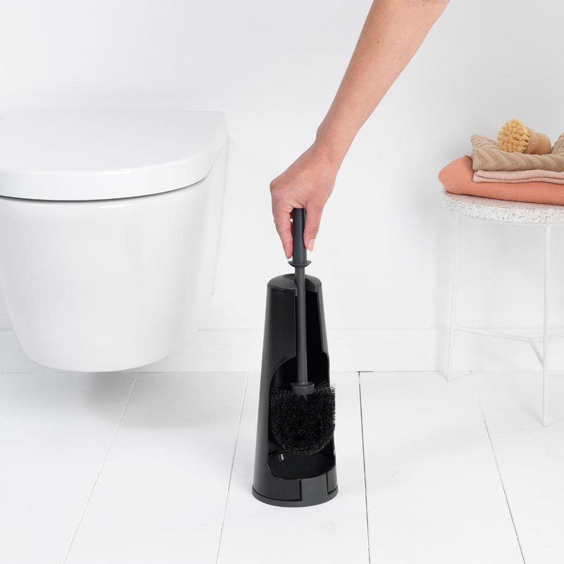 Brabantia toiletborstel met houder classic vervangingsborstel zwart-BRABANTIA NEDERLAND B.V.-Bouwhof shop (6168549097648)