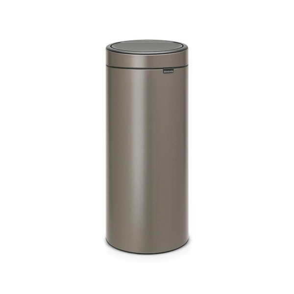 BRABANTIA TOUCH BIN AFVALEMMER 30 LTR. PLATINUM-BRABANTIA NEDERLAND B.V.-Bouwhof shop (6135156998320)