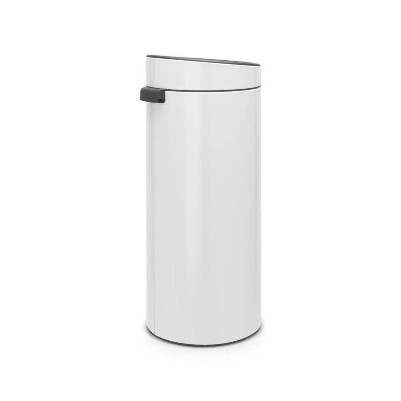 BRABANTIA TOUCH BIN AFVALEMMER 30 LTR. WHITE-BRABANTIA NEDERLAND B.V.-Bouwhof shop (6188527911088)