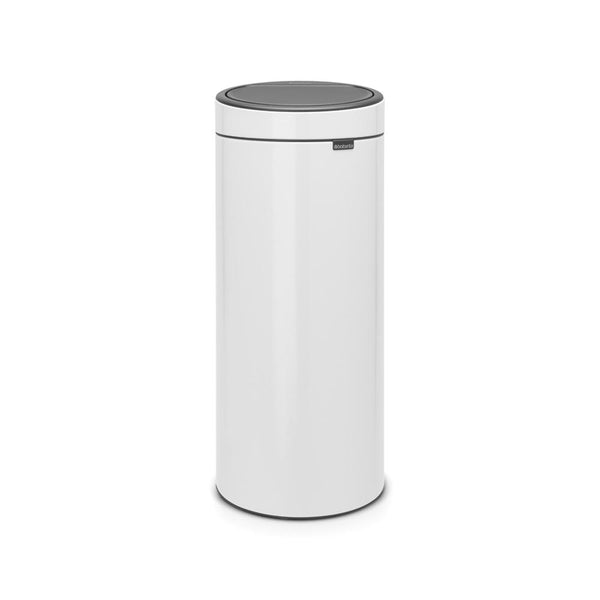 BRABANTIA TOUCH BIN AFVALEMMER 30 LTR. WHITE-BRABANTIA NEDERLAND B.V.-Bouwhof shop (6188527911088)