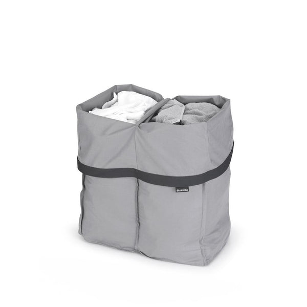 BRABANTIA WASZAK VOOR BO WASBOX 2X 45L - GREY-BRABANTIA NEDERLAND B.V.-Bouwhof shop (6207489736880)