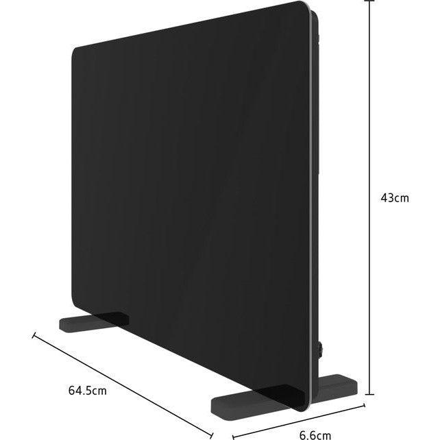 CALEX Smart elektrische infrarood verwarming, slimme energiezuinige kachel met wifi, zwart-ELECTRO CIRKEL (huishoudelijk)-Bouwhof shop