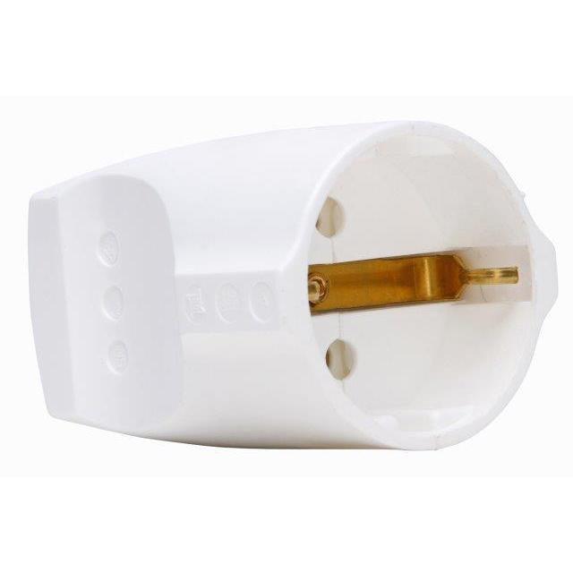 CONTRASTEKKER 3X1.5MM 16/250V HELDER WIT Default Title (6138298826928)