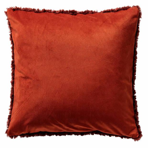 Dutch Decor sierkussen Cato, 45x45 cm, bruin-ROGON (wonen)-Bouwhof shop