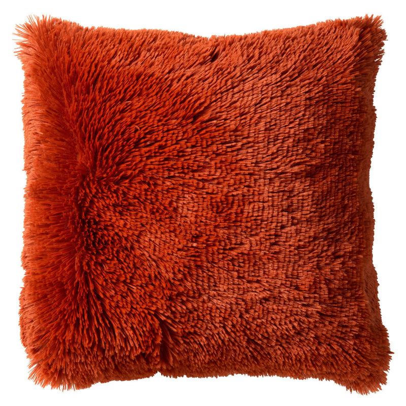 Dutch Decor sierkussen Fluffy 45x45 cm Potters Clay oranje/ terracotta-ROGON (wonen)-Bouwhof shop