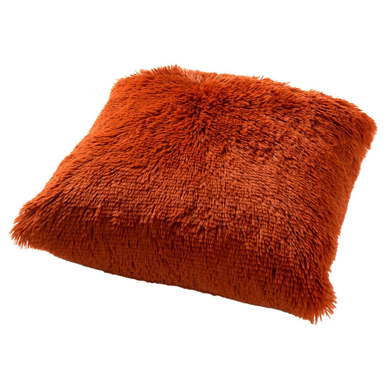 Dutch Decor sierkussen Fluffy 45x45 cm Potters Clay oranje/ terracotta-ROGON (wonen)-Bouwhof shop